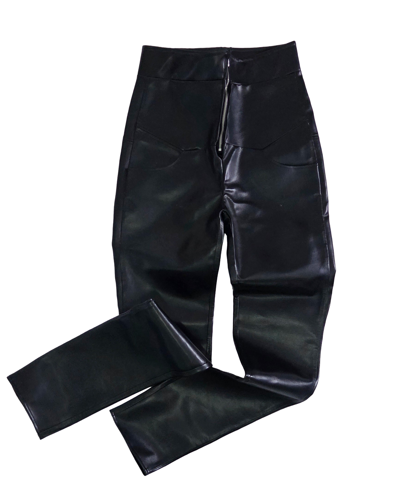 Black leather pants